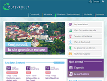 Tablet Screenshot of mairie-coutevroult.fr